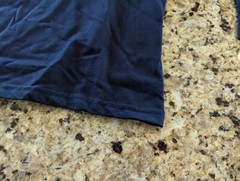 A+ Kids Jersey Knit Long Sleeve Shirt School Uniform Navy Blue size Youth M