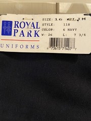 Royal Park School Uniforms Boys Shorts Size 16Slim NWT Relaxed Fit
