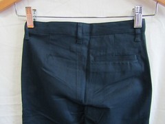 NWT OLD NAVY BOYS BLACK PLAIN FRONT BUILT-IN FLEX WOVEN PANTS SIZE 8 SLIM