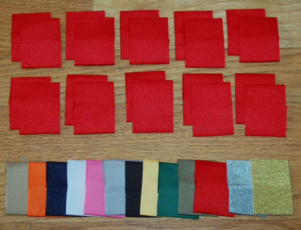 SET OF 10 PAIRS CUB BOY SCOUT UNIFORM SHOULDER LOOPS RED NAVY LOT OF 10