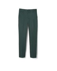 French Toast Green Flat Front Double Knee Pant Assorted Sizes