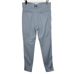 Under Armour Gray Blue Vanish Piped Baseball Pants Looser Cut Sports Active M