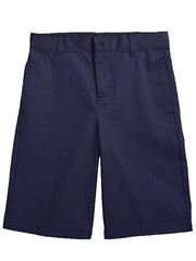 Boys Flat Front Twill Chino School Uniform Shorts Big Boys Little Boys Free Ship