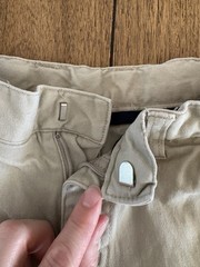 Old Navy French Toast Boys Uniform Bermuda Shorts Size 7 Beige 2 Piece Set