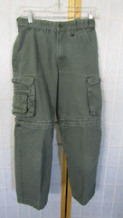 Boy Scouts of America Convertible Cargo Pants Canvas Youth 10 Uniform Zip Off