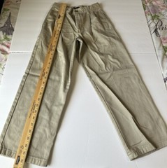 GEORGE- Boy’s Khaki Pleated Uniform Pants- Size 10 Great Shape