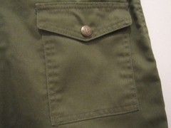 VTG BSA Boy Scouts of America Uniform Shorts Youth 16 Green Elastic Waist EUC
