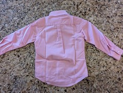 Classberry Kids Uniform long sleeve button up shirt Pink size 4