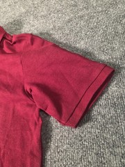 Nautica School Uniform New Polo Boys Sz L/G (14/16) Burgundy Performance Stretch