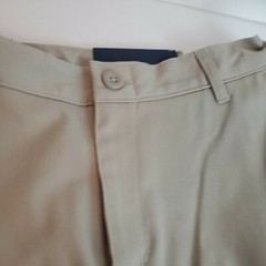 Nautica Flat-Front Twill School Uniform Pants N851049E Big Boys Khaki Size 20