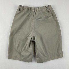 George Shorts School Uniform Boys Size 8 Khaki Elastic Adjustable Waist