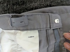 Boys School Uniform Tom Sawyer Elderwear Flat Front Gray Pants Sz 12 Regular