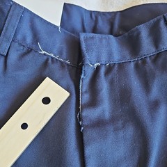 Authentic Galaxy School Uniform Boys Navy Pants 10H Cotton Blend RN63967