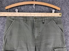 BOY SCOUTS Convertible Cargo Shorts Uniform Green Zip Off Youth Size 33 NO PANTS