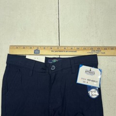 School Approved Uniform Dark Blue Super Stretch Khaki Pants Boys Size 8 NEW