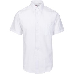 Boys Uniform Oxford Short Sleeve Dress Shirt w/ StainGuard