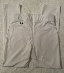 Under Armour Baseball Pants Youth Extra Large White YXL