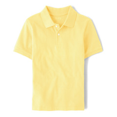 BRAND NEW The Children’s Place Boys Uniform Pique Polo New Yellow