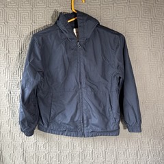 Cat & Jack Jacket Boys Medium School Uniform Full Zip Hoodie Navy Blue