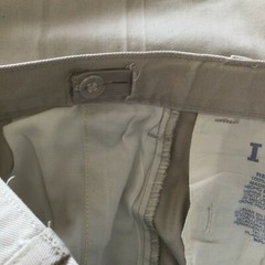 Izod Husky Khaki Boys Youth Pleated Pants Adjustable Waist Size 20 Reg Uniform