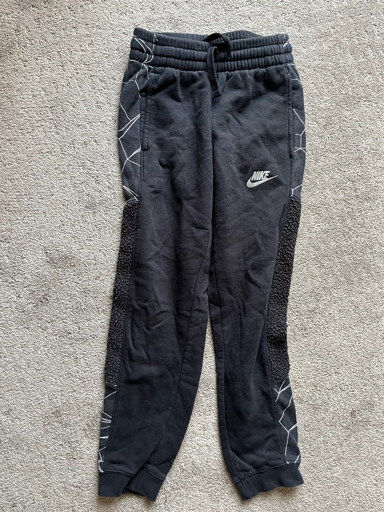 Nike Boys Winterized Club Fleece Reflective Pants Black DJ5516 Small