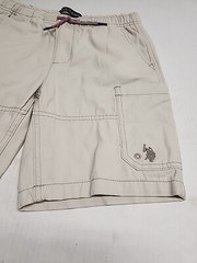 Kids Shorts US Polo Assn Size 10/12 Flat Front Cotton Light Beige