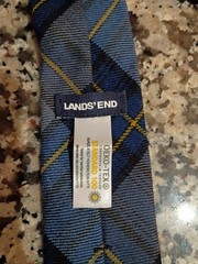 Lands End Kids Plaid Tie 48 Inches Total Length