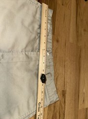 NWOT George Adj Waist Pants Khaki Tan Size 14 H Husky School Uniform