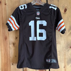 Josh Cribbs #16 Cleveland Browns Kids Nike NFL Jersey Brown Size M