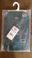 Dickies Kids Long Sleeve Polo Shirt Uniform – Green- Size XS (4) – New