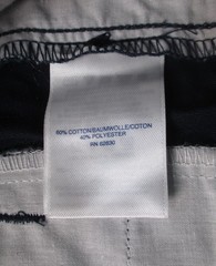 LANDS END Navy School Uniform Elastic Waist Pull-On Pants Boys 10 HUSKY NEW
