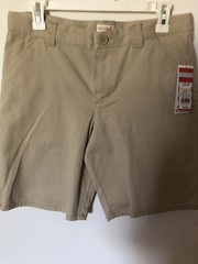 Boys Cat & Jack Khaki Sorts with Adjustable Waist Size 14 Plus/Husky