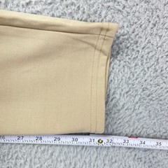 School Uniform Boys 11/12 Beige Khaki Pants Flat Front 34×31 NEW