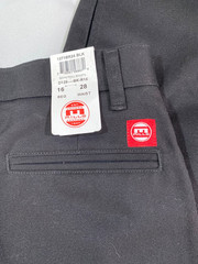 Mills Uniform Co. Boy’s Black Twill Shorts Size Regular 16 Adj. Waist Lot of 2