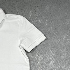 Old Navy Polo Boys Size XS White School Uniform Jersey Short Sleeve Polo