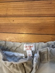 Cat & Jack Boys Youth 7 Khaki Flat Front School Uniform Chino Shorts