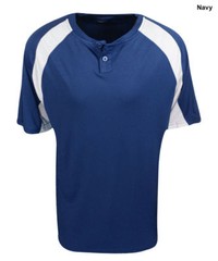 New Mizuno G3 Baseball Youth SMALL Boys Navy & White Jersey