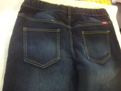 Wrangler Slim fit boys 14 husky denim dark blue jeans NWT
