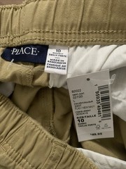 2 Pack Toddler Straight Chino Pants Relaxed Stretch Size 10 Husky Navy Khaki NEW