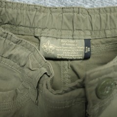 BOA Boy Scouts of America Switchback Uniform Pants Boys 8 Green Cargo Pockets