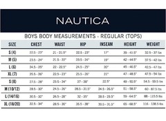 Nautica Young Men Uniform Short Sleeve Double Pique Polo Shirt XL (40-41) Navy