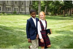 2 Pack French Toast Straight Fit Khaki Pants adjustabl Waist School wear Size 5
