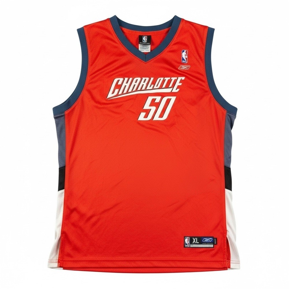 Reebok Emaka Okafor #50 Charlotte Bobcats Youth Basketball Jersey Sz 18-20 XL