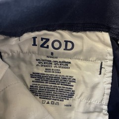 IZOD Boys Approved Schoolwear Stretch Jogger Pants Size 8 & Old Navy Hoodie 8