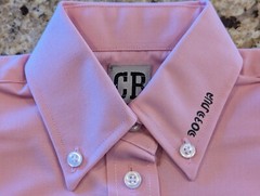 Classberry Kids Uniform long sleeve button up shirt Pink size 5