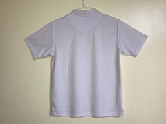 Boys Polo Shirt Size Large 14/16 Husky White Short Sleeve Izod School Uniform