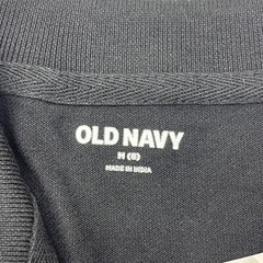 Old Navy Black Jack Uniform Pique Short Sleeve Polo Boys Size Medium (8) NEW