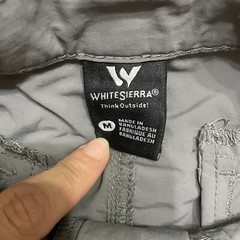 White Sierra Youth Boys Trail Cargo Shorts Gray Size M