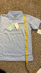 Lot of 3 Ibiley NSU University School Uniform Polo Shirts Youth Size 6/7 Blue NW