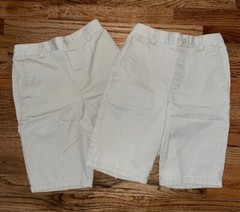 Lot: 3 Boys’ Uniform Khaki Shorts Pants French Toast Pull-On Size 12